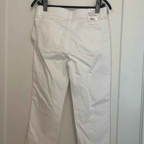 NWT Gloria Vanderbilt White Denim Cropped Pants - Picture 7 of 7
